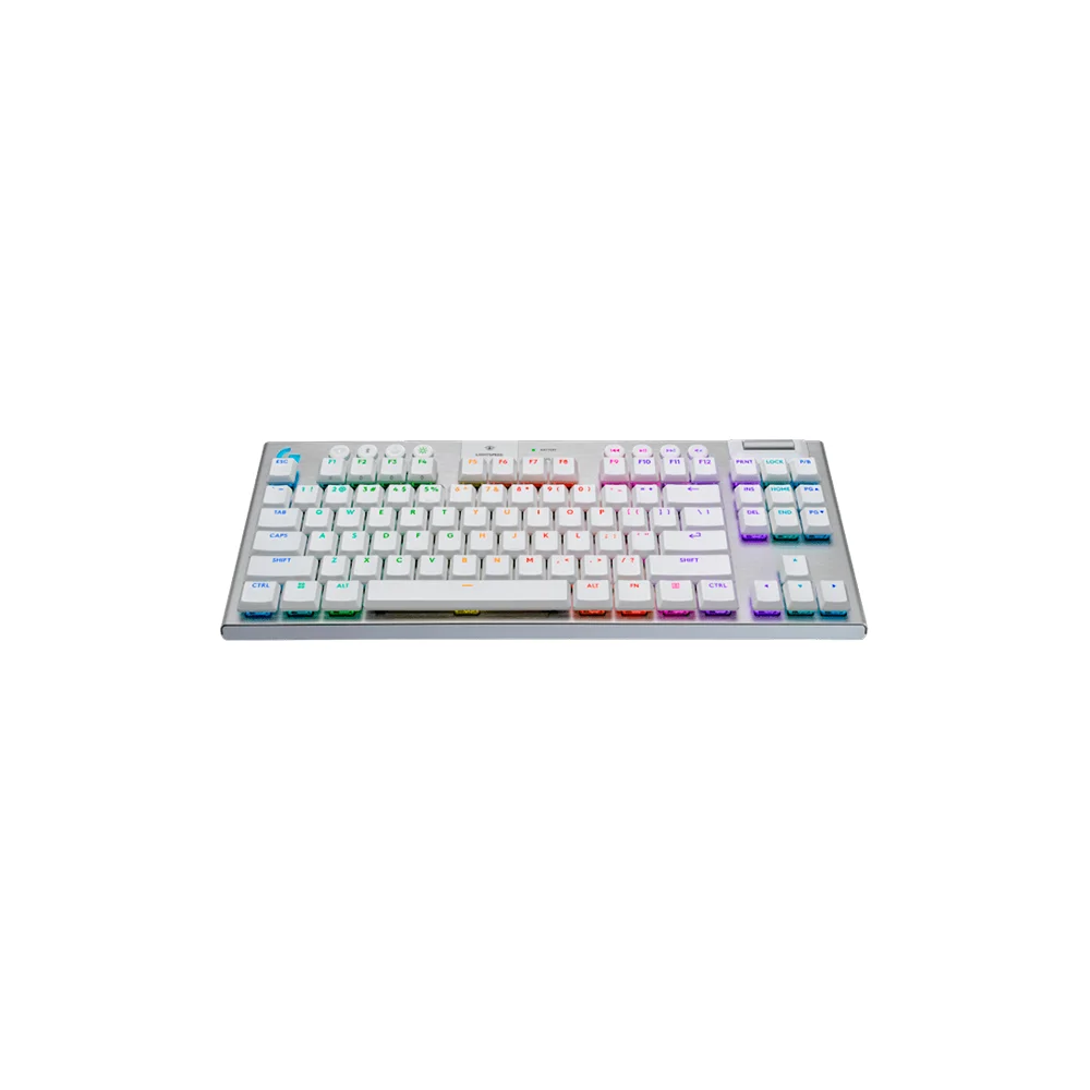 Teclado Logitech G915 X TKL Lightspeed/BT Lightsync RGB/Keycontrol Blanco - 920-012732