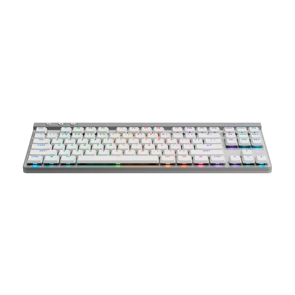Teclado Logitech G515 TKL Lightspeed/BT Lightsync RGB Blanco - 920-012535