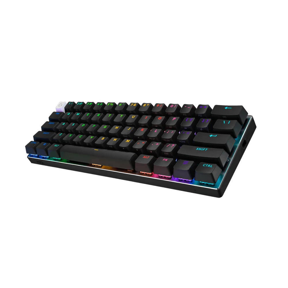 Teclado Logitech Pro X 60 Lightspeed BT/Óptico/65 Hrs/RGB Negro - 920-011902