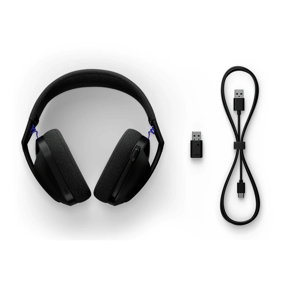Audífono con micrófono Logitech G321 22H/Lightspeed/BT/40 mm/Cable USB-C Black - 981-001562
