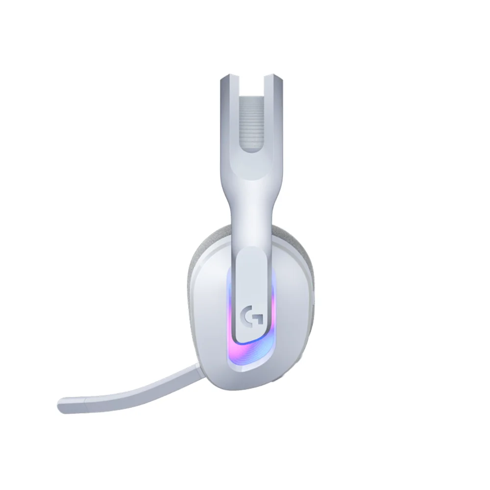 Audífono con micrófono Logitech G522 90H Lightspeed/BT/Cable USB-C Lightsync RGB White - 981-001549