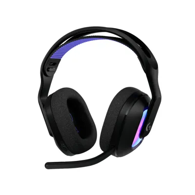 Audífono con micrófono Logitech G522 90H Lightspeed/BT/Cable USB-C Lightsync RGB Black - 981-001543