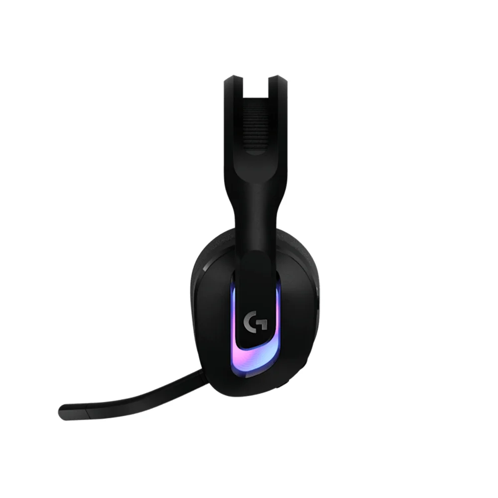 Audífono con micrófono Logitech G522 90H Lightspeed/BT/Cable USB-C Lightsync RGB Black - 981-001543