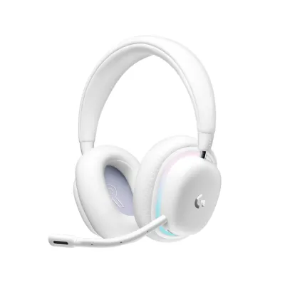Audífono con micrófono Logitech G735 Lightspeed/BT RGB White Aurora Collection - 981-001082