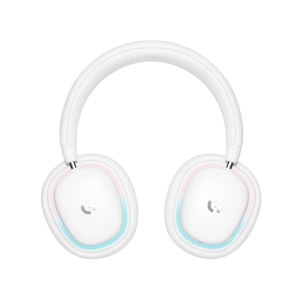 Audífono con micrófono Logitech G735 Lightspeed/BT RGB White Aurora Collection - 981-001082