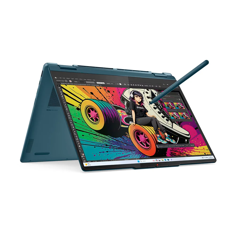 Laptop Lenovo Yoga 7 2-in-1 14AKP10 (83JR006YLM) | Ryzen AI 7 350 | 32GB LPDDR5x | 1TB | Radeon 860M | 14″ 2.8K OLED Touch | FreeDOS