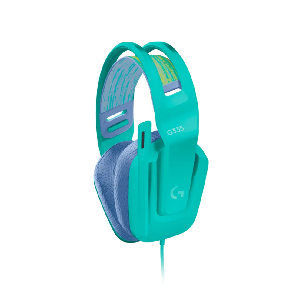 Audífono con micrófono Logitech G335 Mint - 981-001023