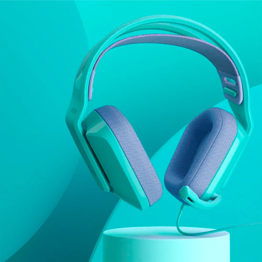 Audífono con micrófono Logitech G335 Mint - 981-001023