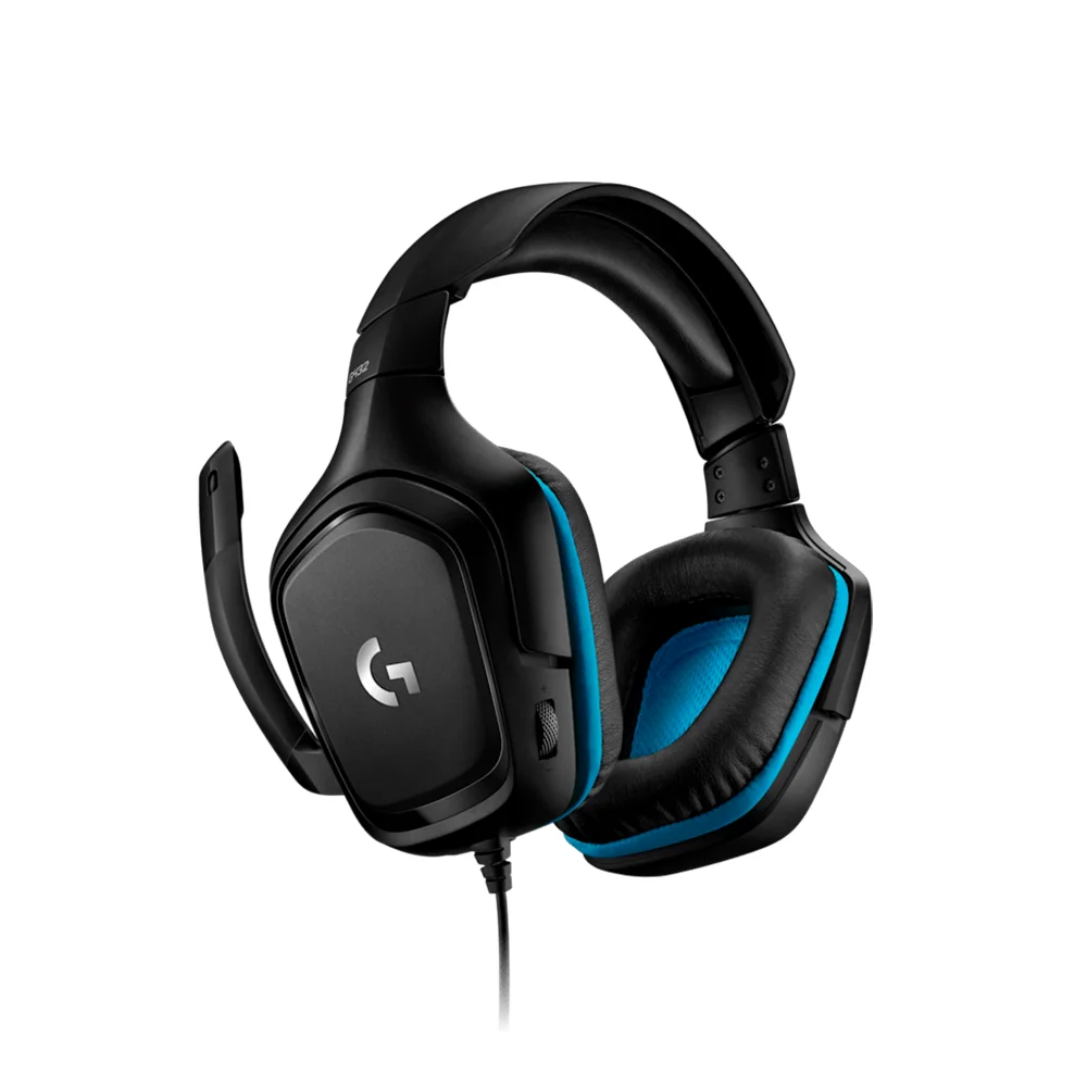 Audífono con micrófono Logitech G432 7.1 USB Black - 981-000769