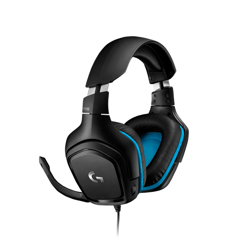 Audífono con micrófono Logitech G432 7.1 USB Black - 981-000769