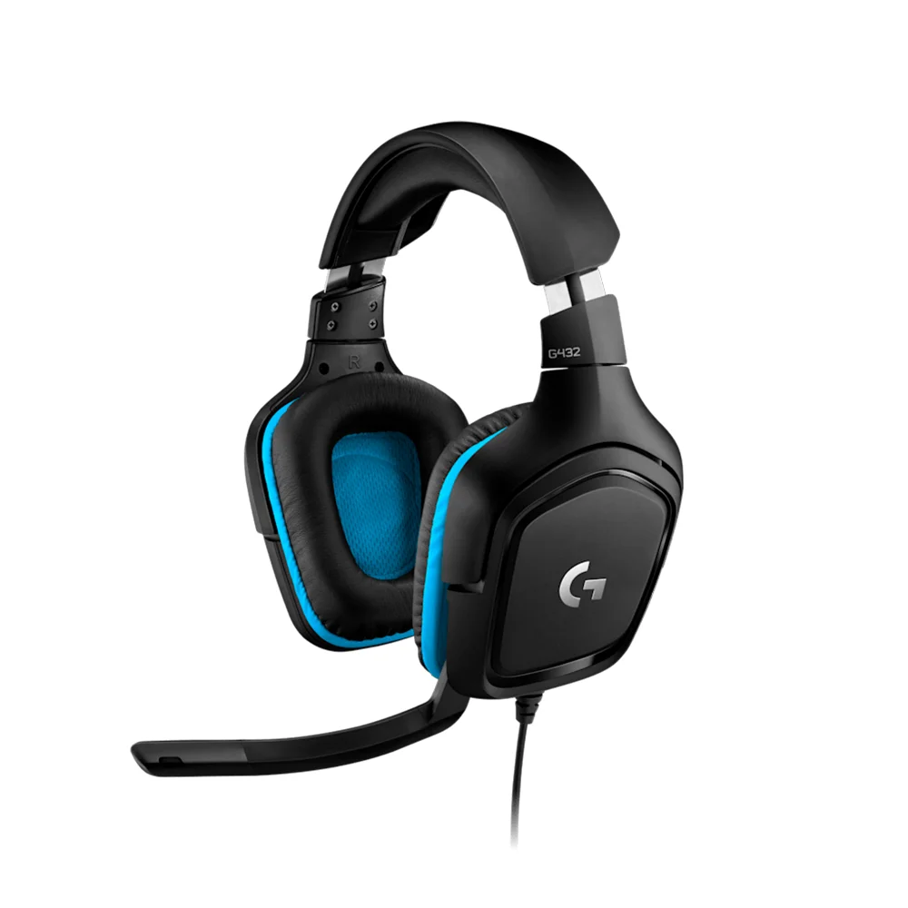 Audífono con micrófono Logitech G432 7.1 USB Black - 981-000769