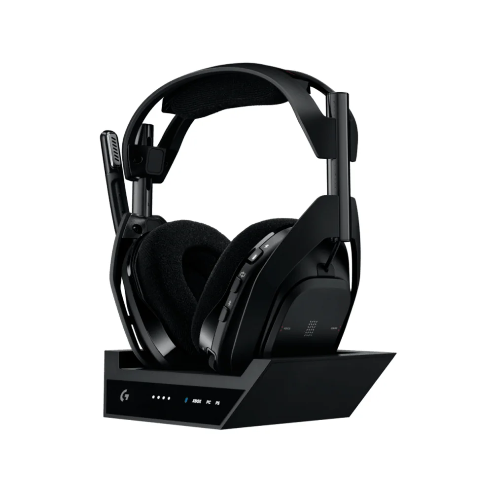 Audífono con micrófono Logitech G Astro A50 X Lightspeed/BT/PS5/PC/Xbox + base Black - 939-002126