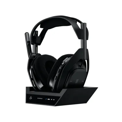 Audífono con micrófono Logitech G Astro A50 X Lightspeed/BT/PS5/PC/Xbox + base Black - 939-002126