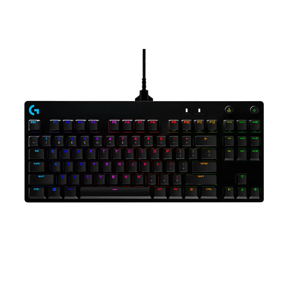 Teclado Logitech Pro Keyboard RGB USB black (920-009388)