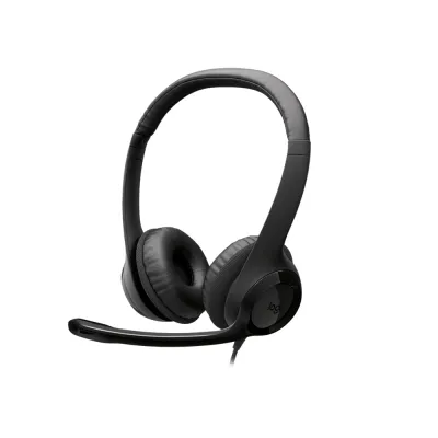 Audífono con Micrófono Logitech H390 USB-C Noise Cancelling Midnight Black - 981-001575