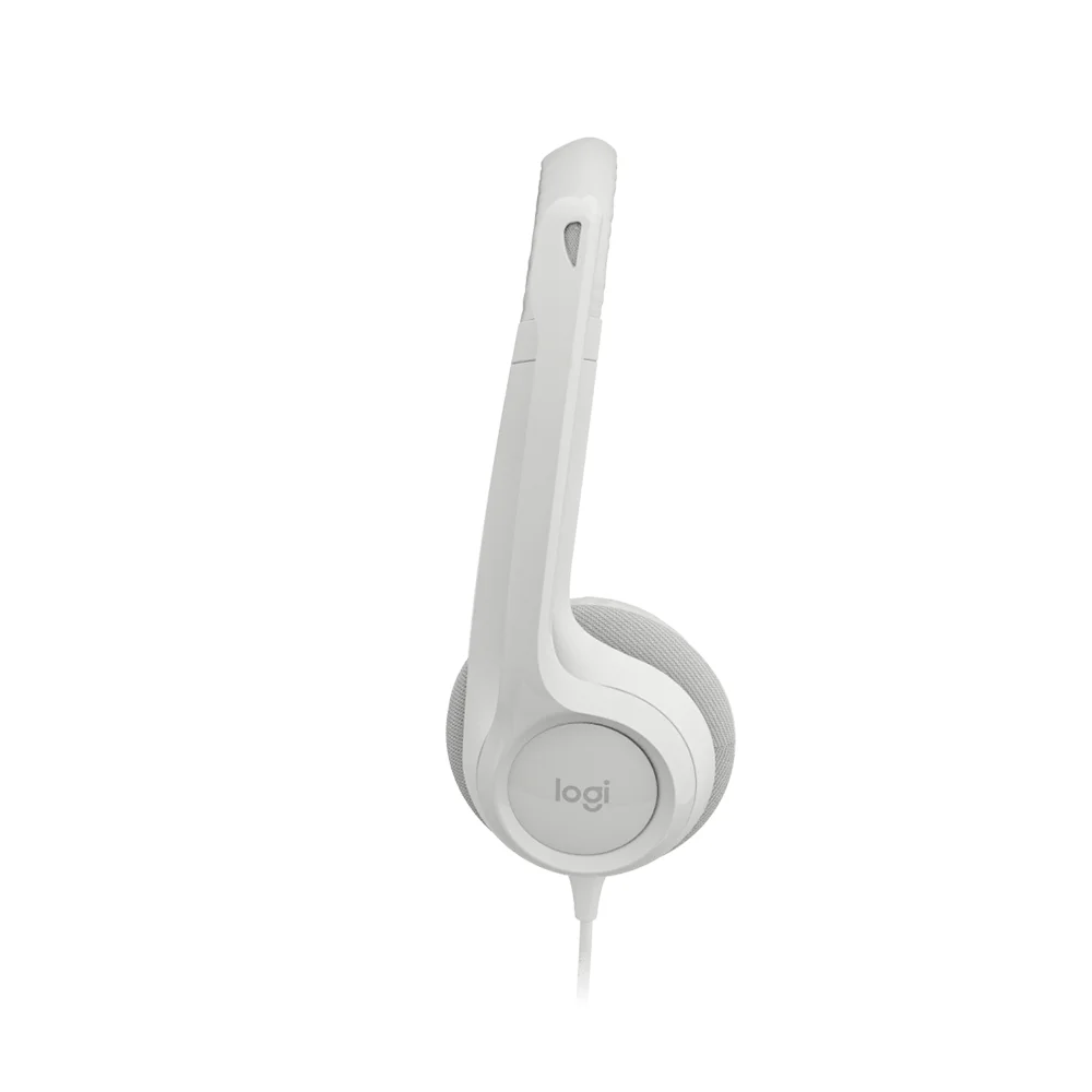 Audífono con Micrófono Logitech H390 USB Noise Cancelling White - 981-001285