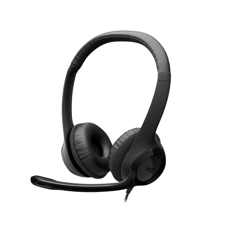 Audífono con Micrófono Logitech H390 USB Negro - 981-000014