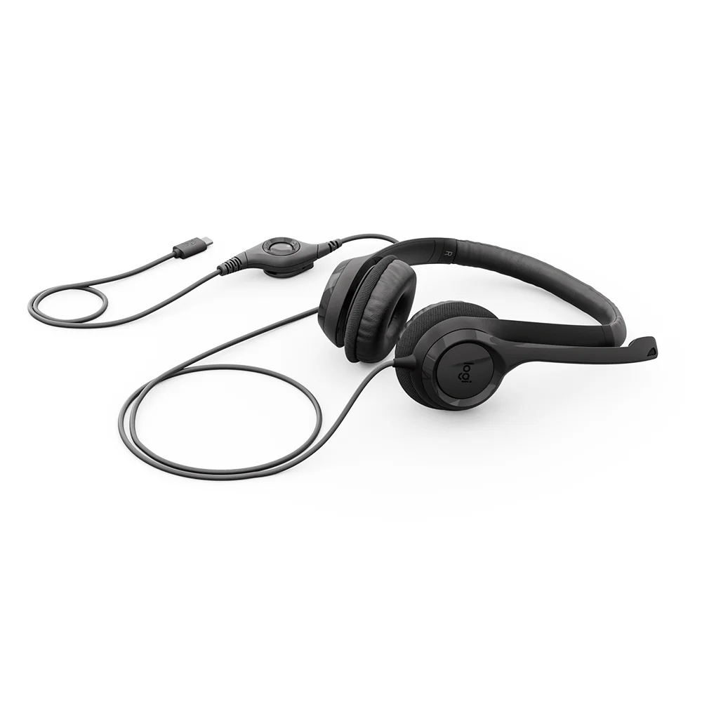 Audífono con Micrófono Logitech H390 USB Negro - 981-000014