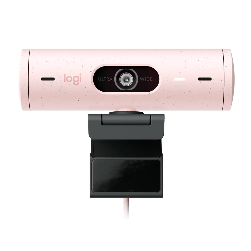 Cámara Logitech BRIO 500 FHD 1080p USB-C Rose - 960-001418