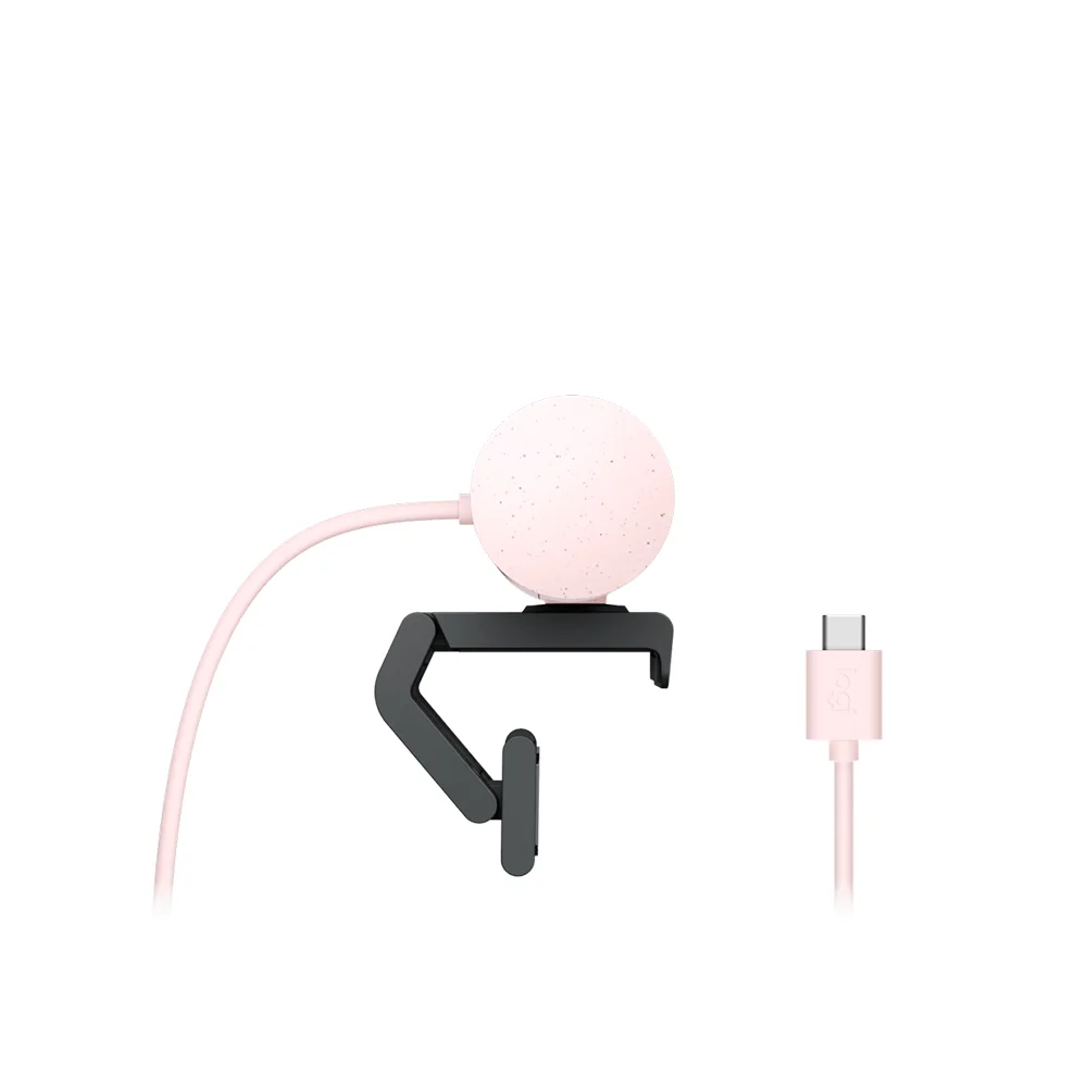 Cámara Logitech BRIO 500 FHD 1080p USB-C Rose - 960-001418