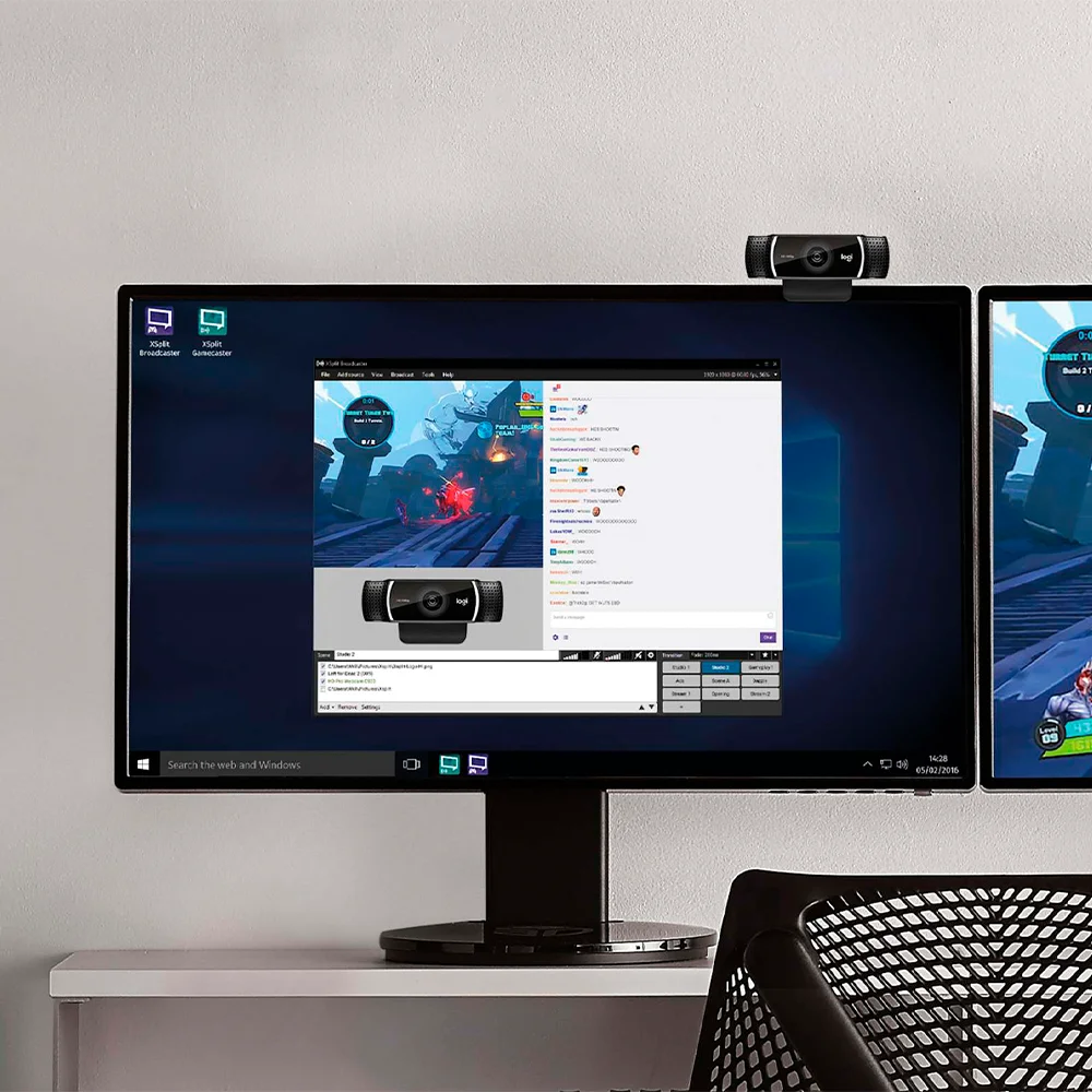 Cámara Logitech C922 PRO Stream FHD 1080p Black - 960-001087
