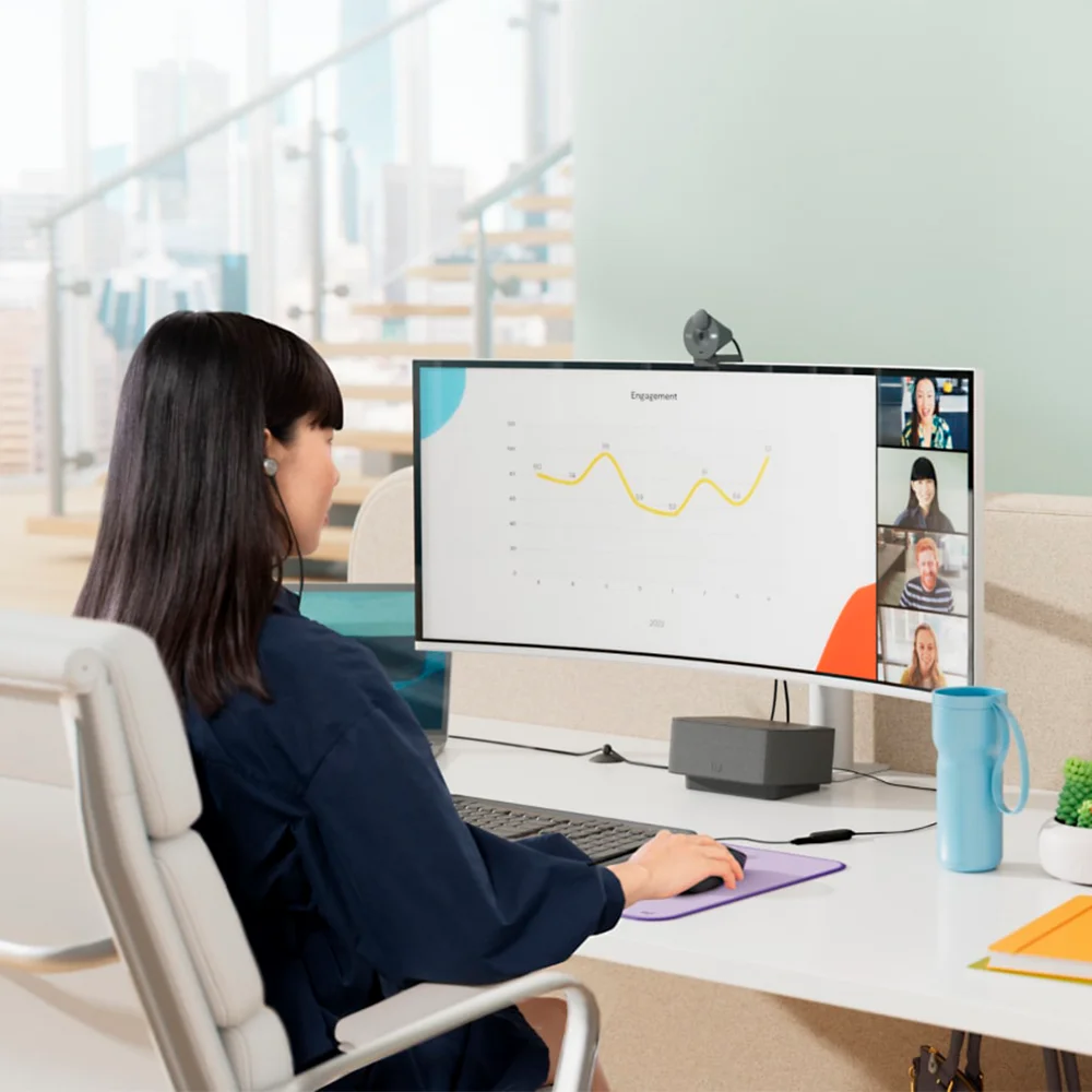 Cámara Logitech B2B BRIO 305 Fhd 1080p USB-C Black - 960-001519