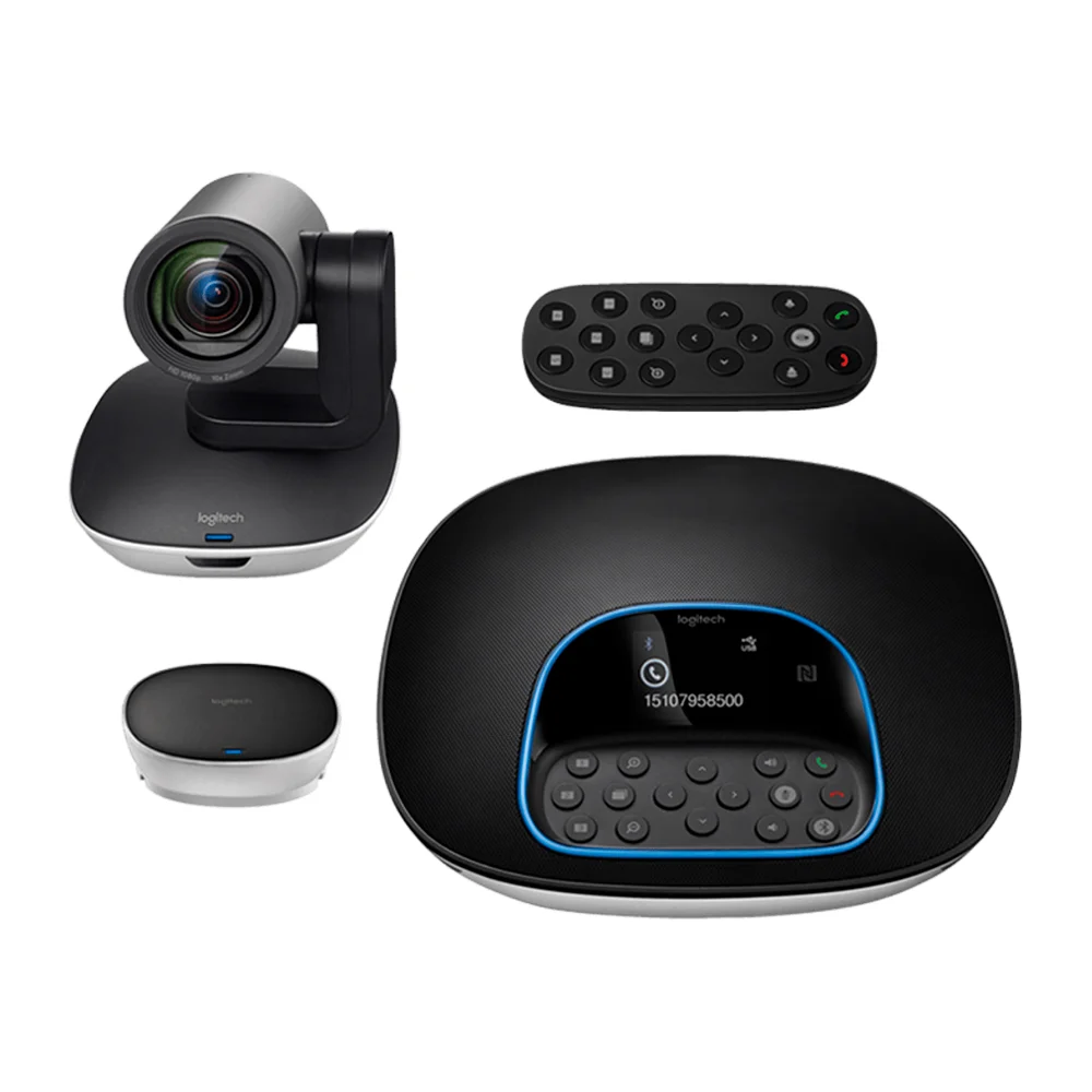 Cámara Logitech B2B Group Bundle Conferencecam Black - 960-001060