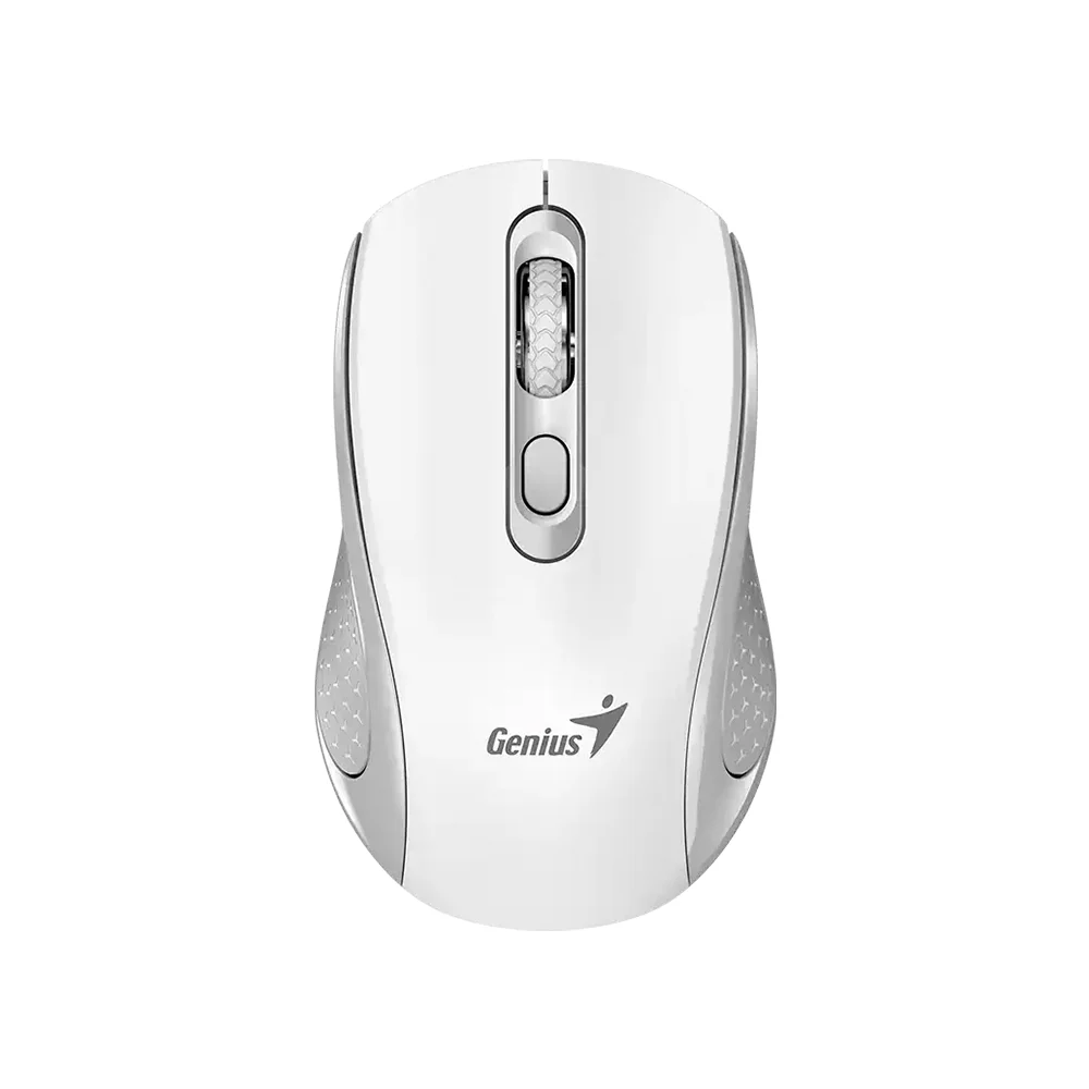 Mouse Genius NX-8025S AI Copilot Wireless 4-BOT Silent Ergonómico White+grey - 31030048401