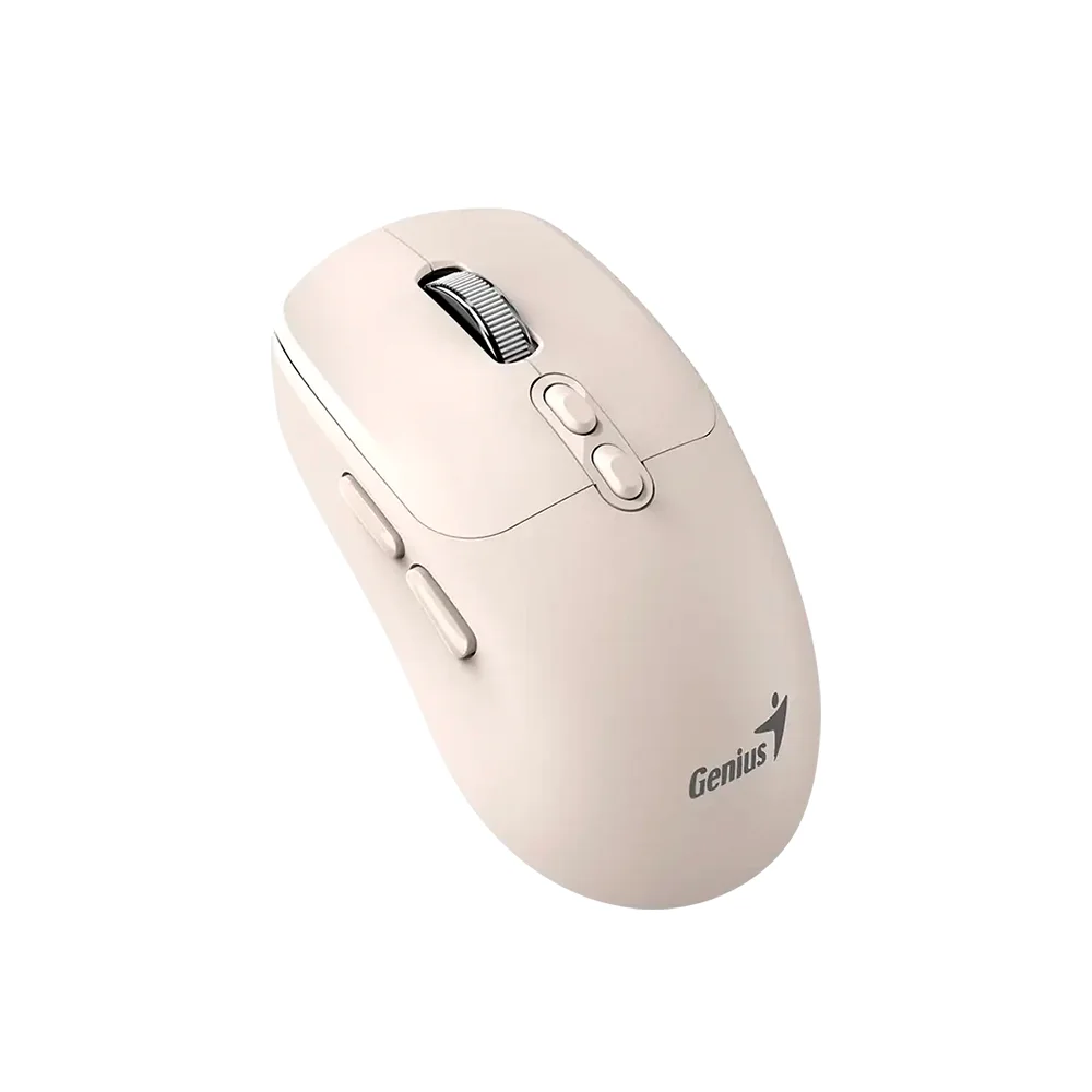 Mouse Genius NX-8080S BT AI Copilot Dual Wireless/BT Silent 7-BOT Milk Tea - 31030042404
