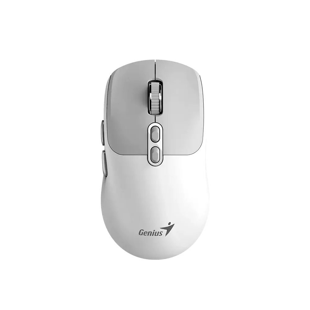 Mouse Genius NX-8080S BT AI Copilot Dual Wireless/BT Silent 7-BOT White - 31030042401