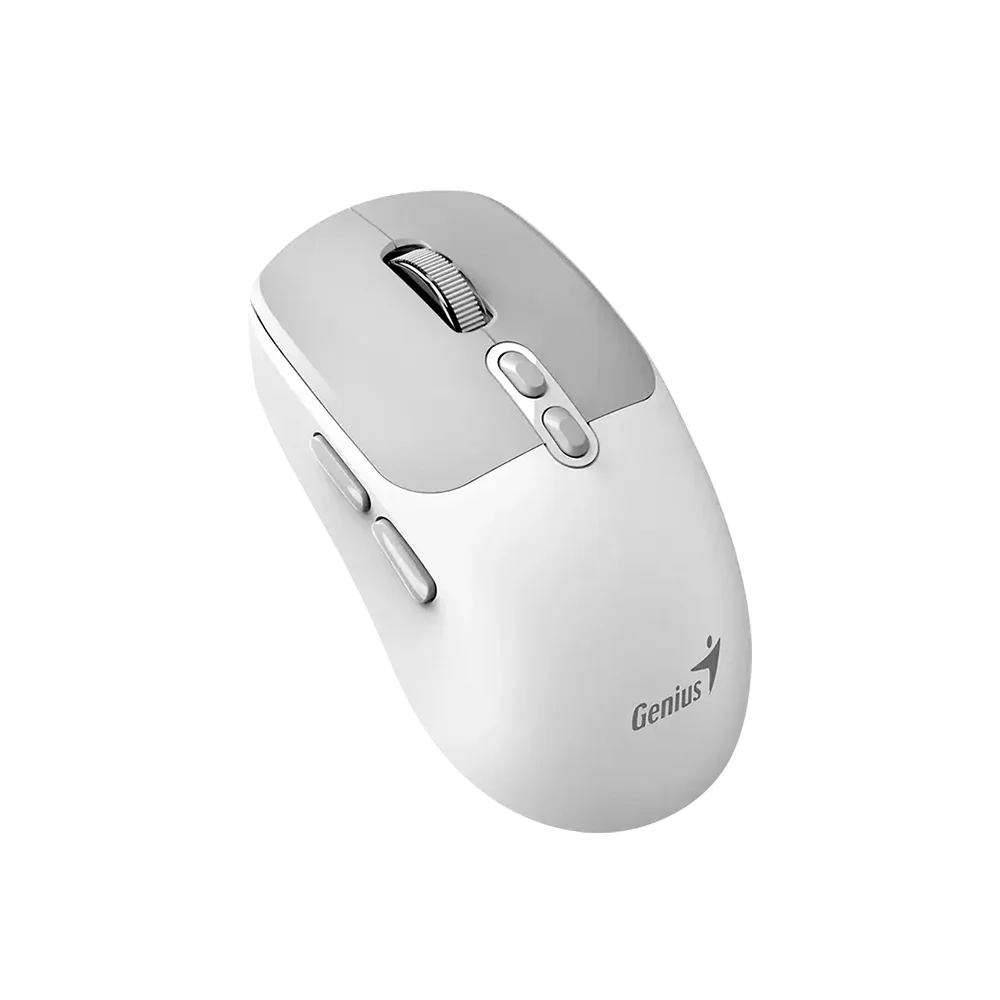 Mouse Genius NX-8080S BT AI Copilot Dual Wireless/BT Silent 7-BOT White - 31030042401