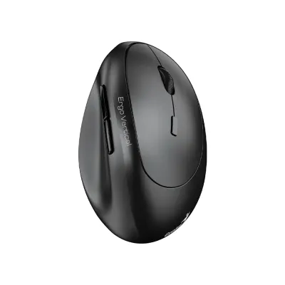 Mouse Genius Ergo 8350S AI Copilot Dual Wireless/BT Vertical 6-BOT Silent Dark Grey - 31030041400