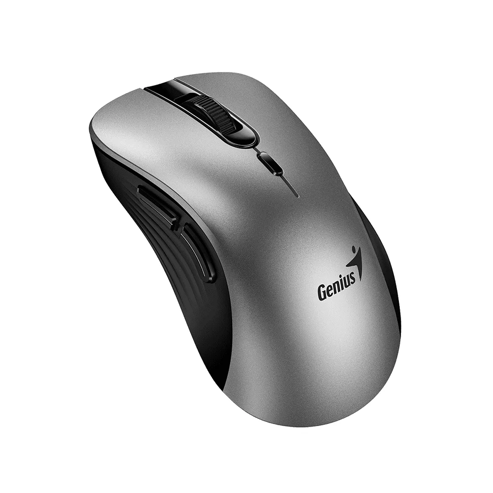 Mouse Genius Ergo 8100S AI Copilot Wireless 6-BOT Silent Silver/Gray - 31030040404