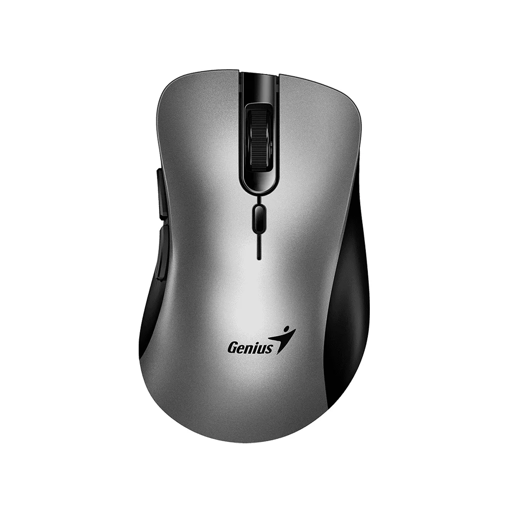 Mouse Genius Ergo 8100S AI Copilot Wireless 6-BOT Silent Silver/Gray - 31030040404