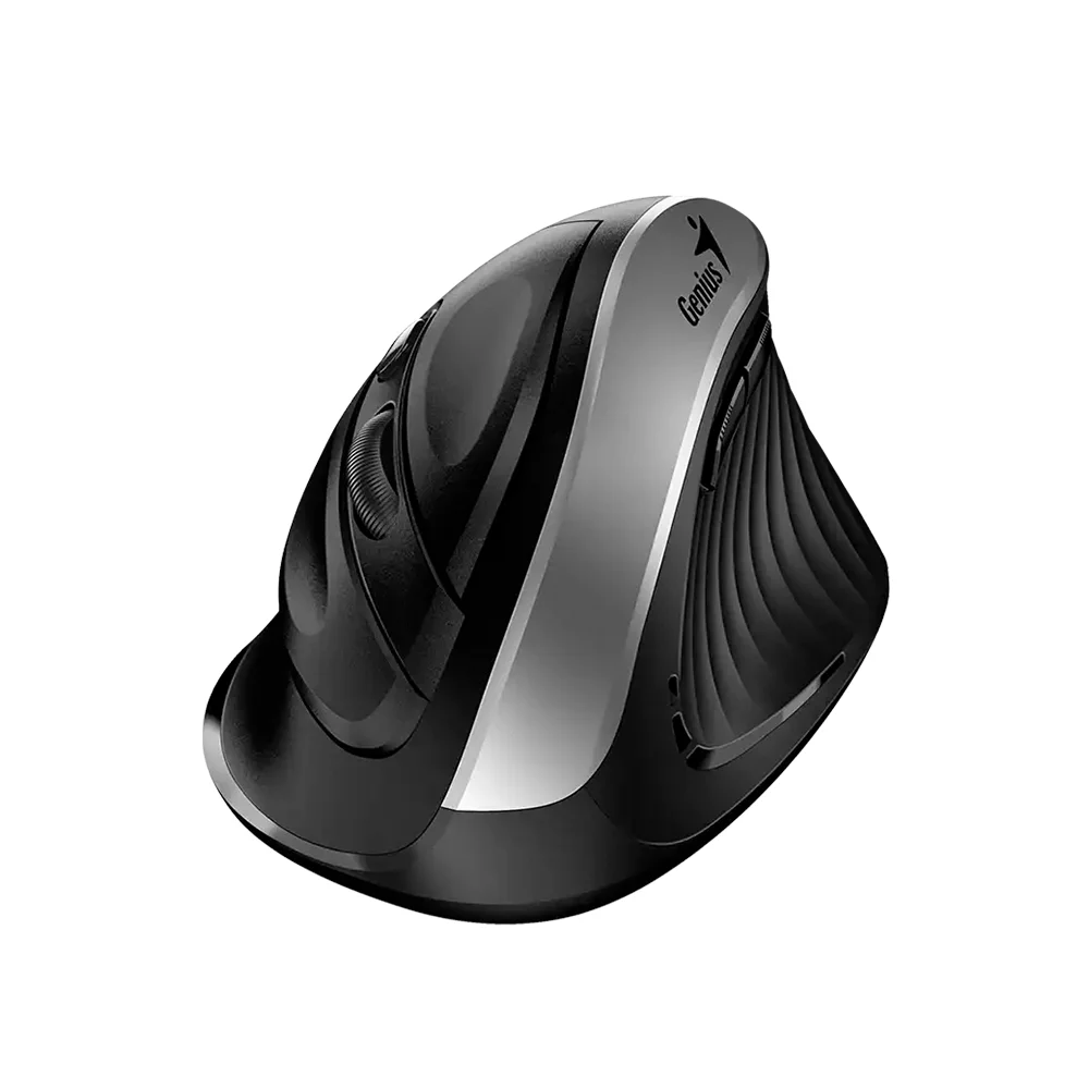 Mouse Genius Ergo 8250S Wireless Vertical 6-BOT Silver Grey - 31030031401