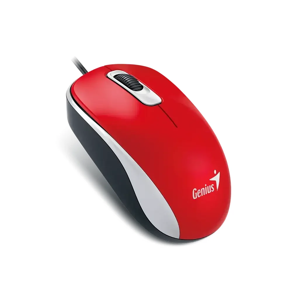 Mouse Genius DX-110 USB Óptico 1000 DPI Red - 31010116104