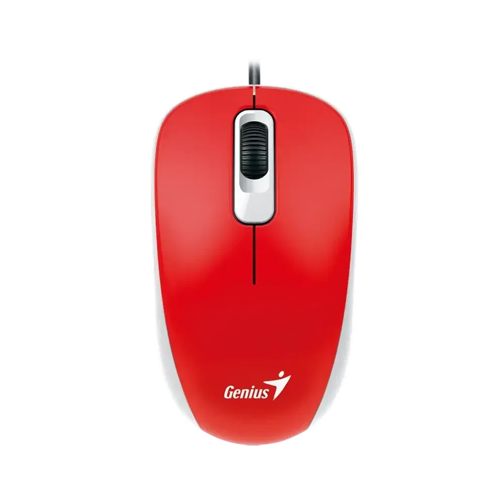 Mouse Genius DX-110 USB Óptico 1000 DPI Red - 31010116104