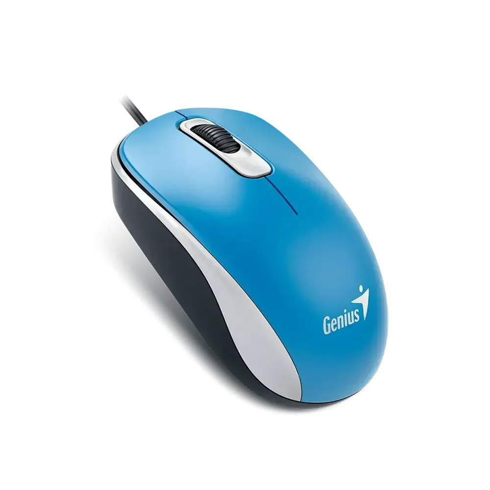 Mouse Genius DX-110 USB Óptico 1000 DPI Blue - 31010116103