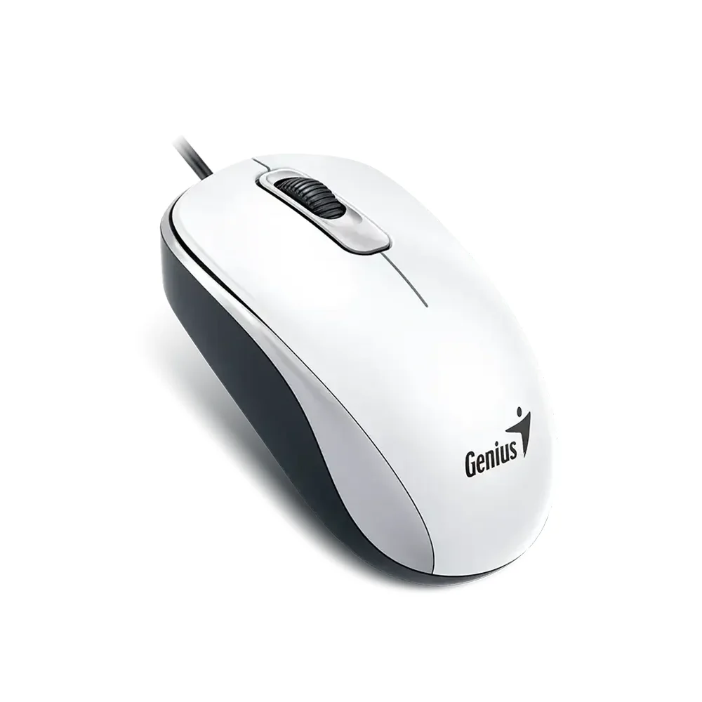 Mouse Genius DX-110 USB Óptico 1000 DPI White - 31010116102