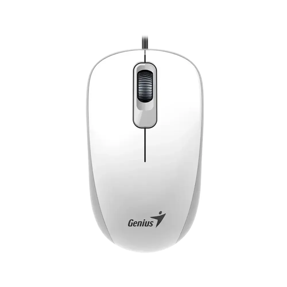 Mouse Genius DX-110 USB Óptico 1000 DPI White - 31010116102