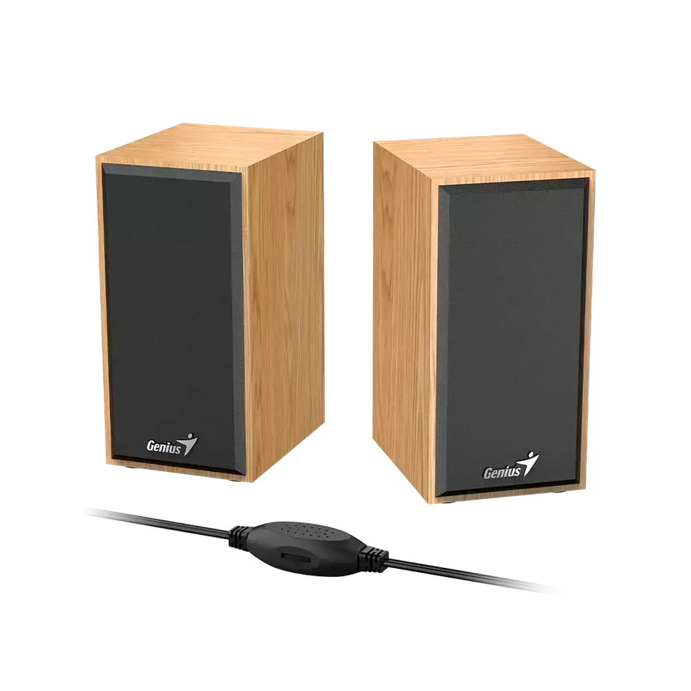 Parlante Genius SP-HF180 6W USB Power Pine Wood - 31730029404