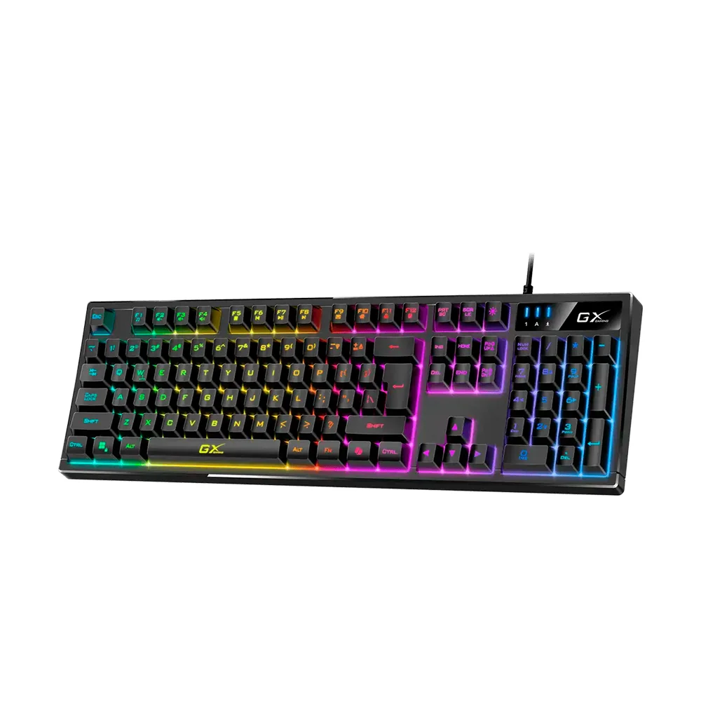 Teclado Genius GX Scorpion K7 AI Copilot Gaming RGB 19 Teclas Anti-ghosting Macro USB SP Black - 31310054401