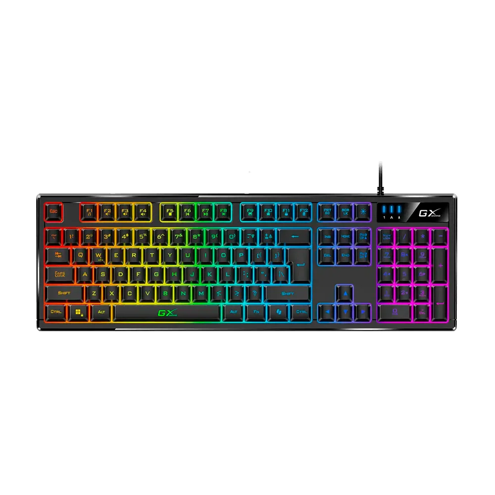 Teclado Genius GX Scorpion K7 AI Copilot Gaming RGB 19 Teclas Anti-ghosting Macro USB SP Black - 31310054401