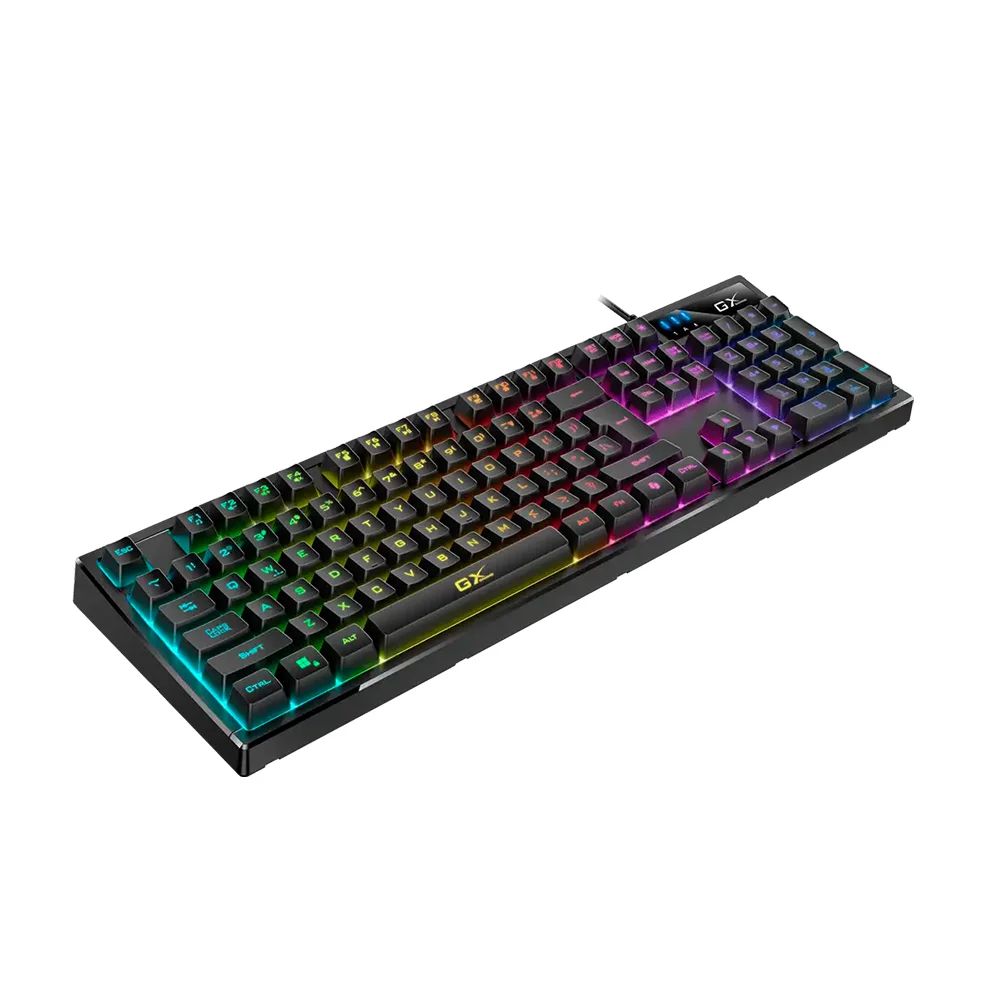 Teclado Genius GX Scorpion K7 AI Copilot Gaming RGB 19 Teclas Anti-ghosting Macro USB SP Black - 31310054401