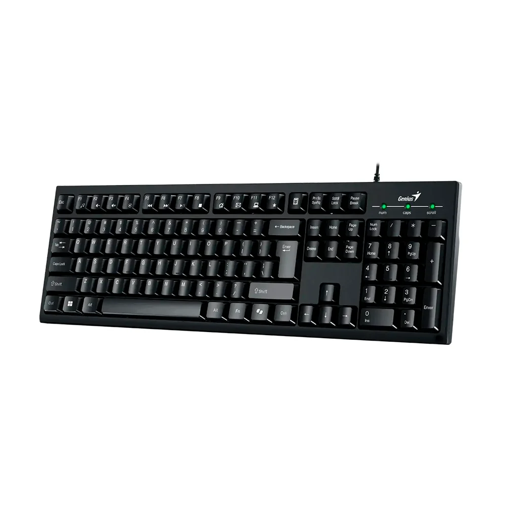 Teclado Genius Smart KB-100 AI Copilot USB SP Black - 31300005401
