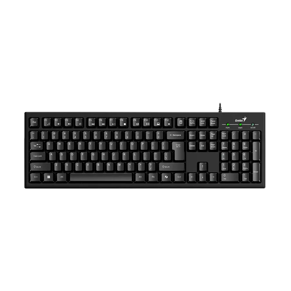 Teclado Genius Smart KB-100 AI Copilot USB SP Black - 31300005401