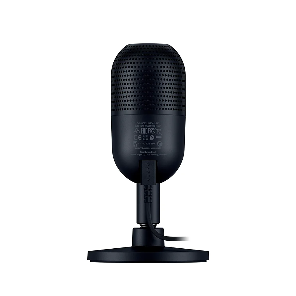 Micrófono Razer Seiren V3 Mini USB Streaming Supercardioide con Sensor Touch Silent Black - RZ19-05050100-R3U1