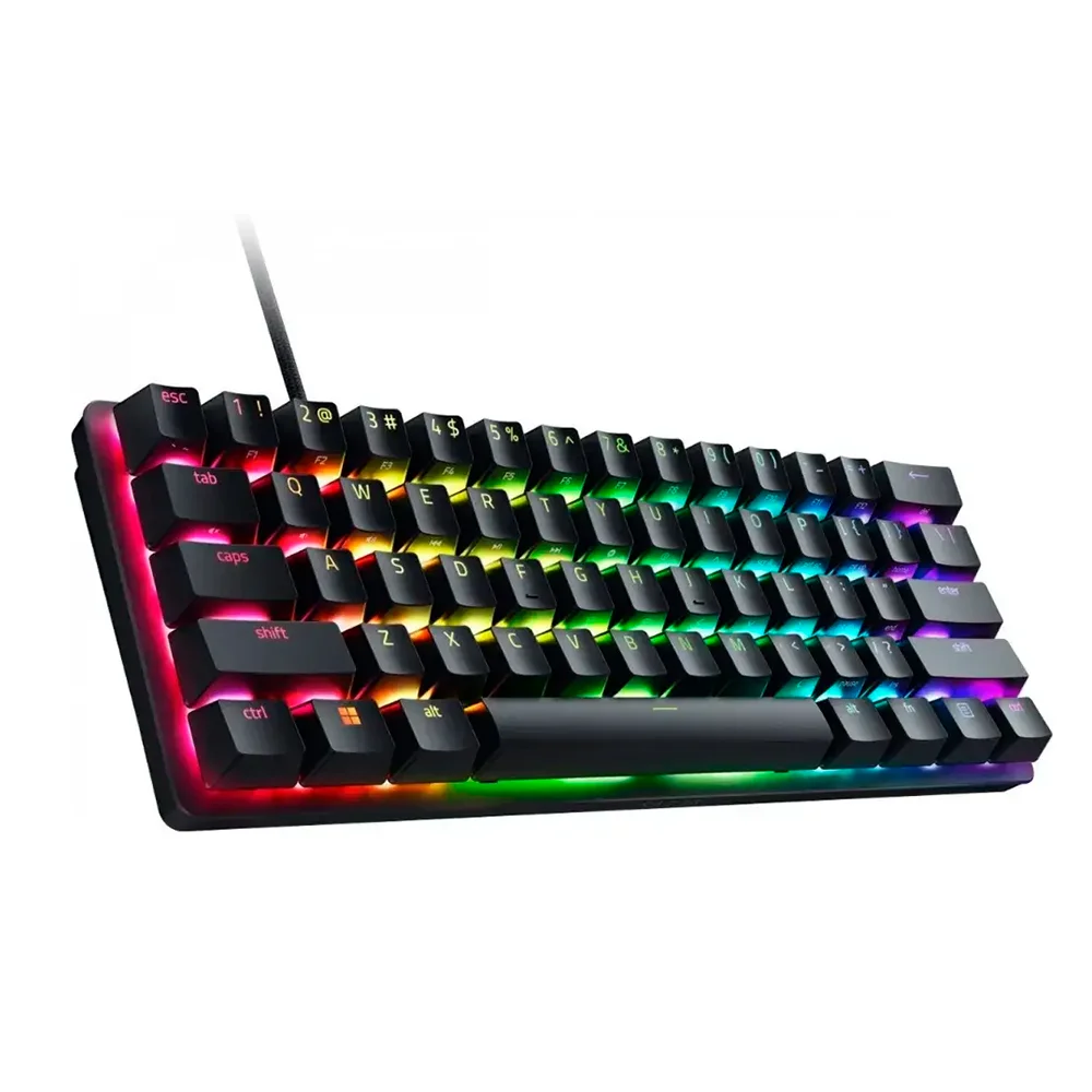 Teclado Razer Huntsman V3 X TKL Opto Mechanical Switch Purple SP Chroma Black - RZ03-05021700-R311