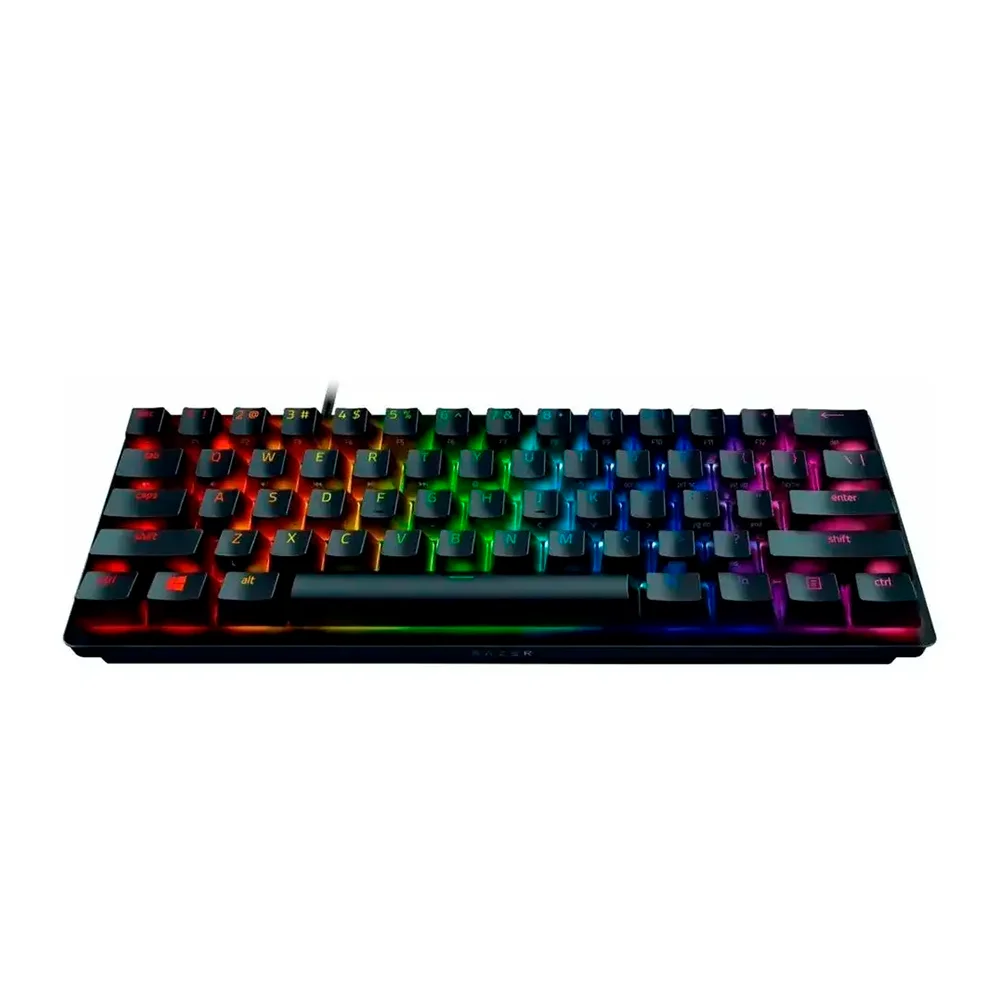 Teclado Razer Huntsman V3 X TKL Opto Mechanical Switch Purple SP Chroma Black - RZ03-05021700-R311