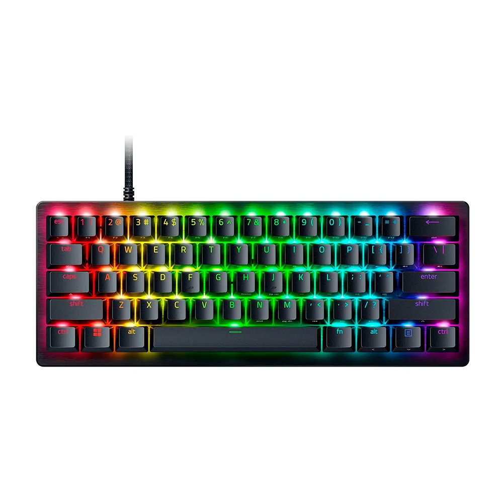 Teclado Razer Huntsman V3 Pro Mini Opto Mechanical Switch Analogo US Chroma Black - RZ03-04990200-R3U1